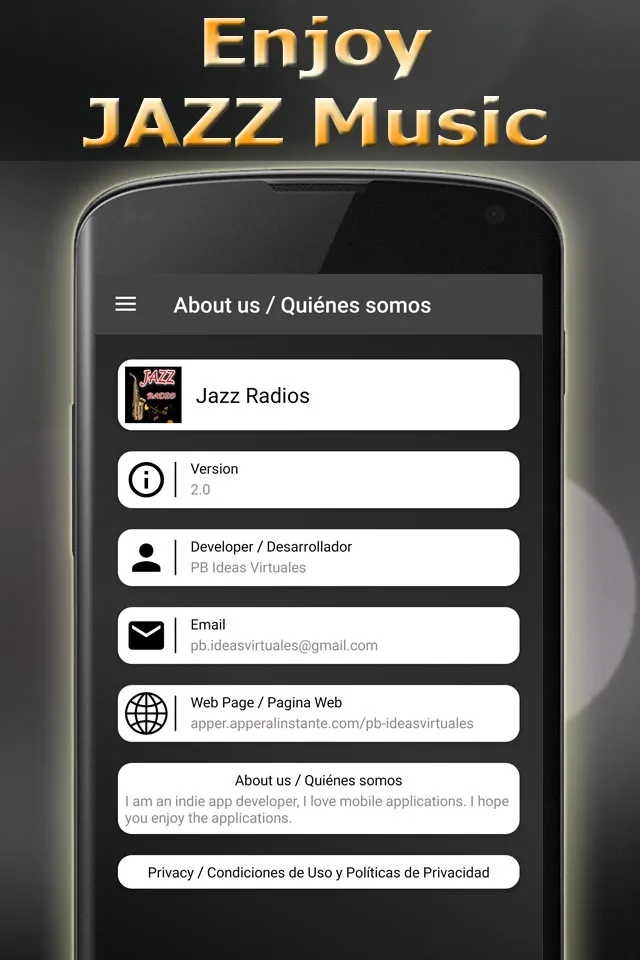 Jazz Music Radios | Indus Appstore | Screenshot