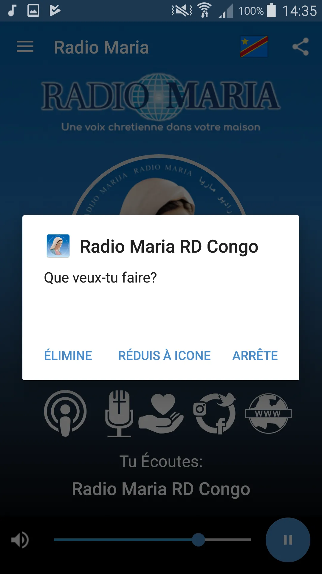 Radio Maria RD Congo | Indus Appstore | Screenshot