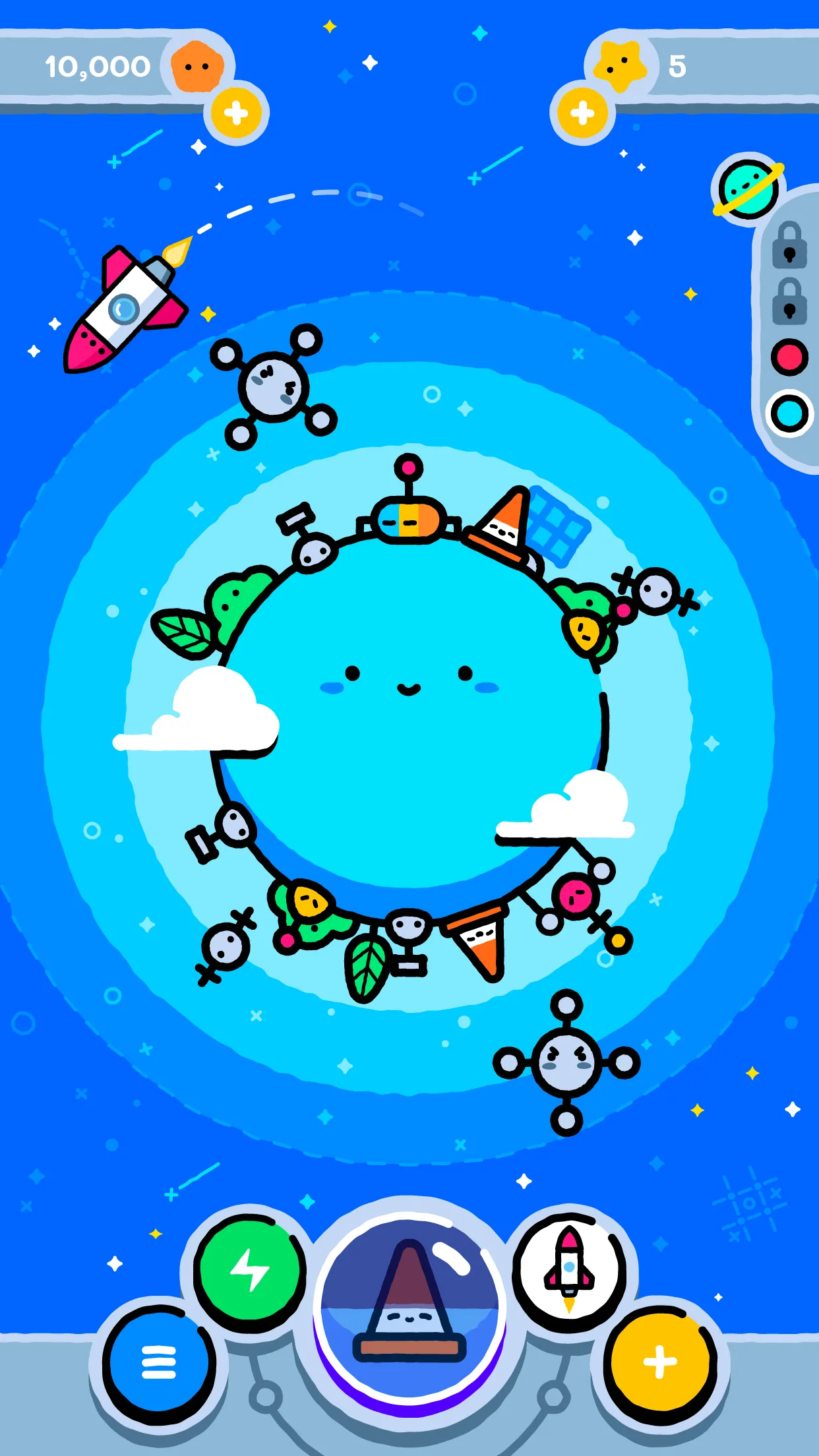 Idle Pocket Planet | Indus Appstore | Screenshot