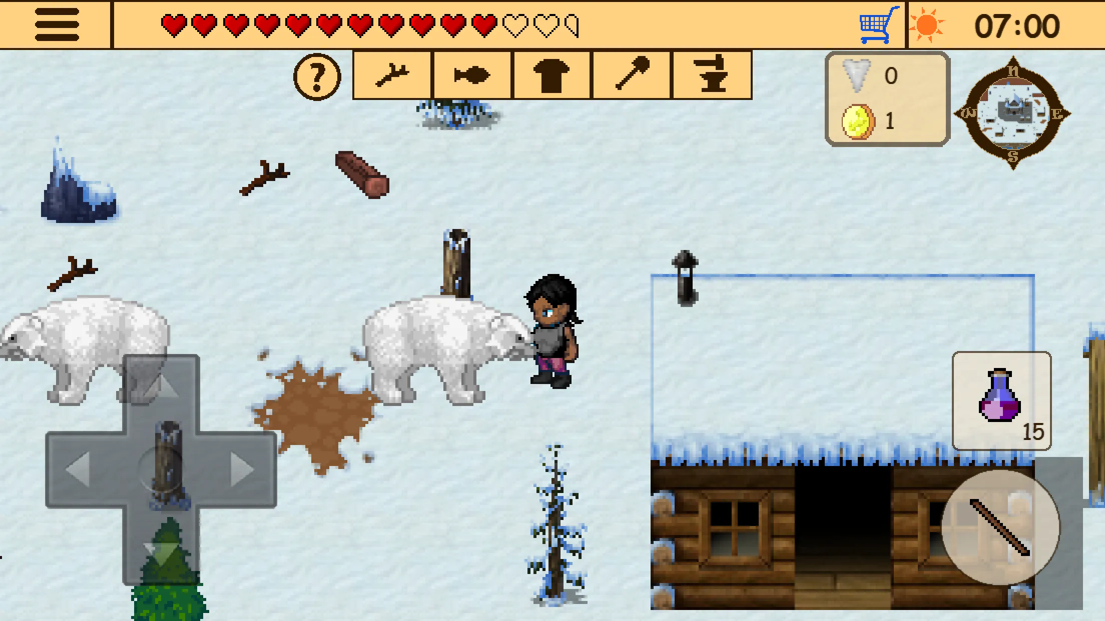 Survival RPG 3:Lost in time 2D | Indus Appstore | Screenshot