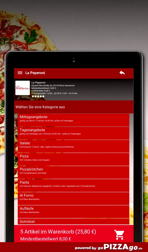 La Peperoni Bonn Kessenich | Indus Appstore | Screenshot