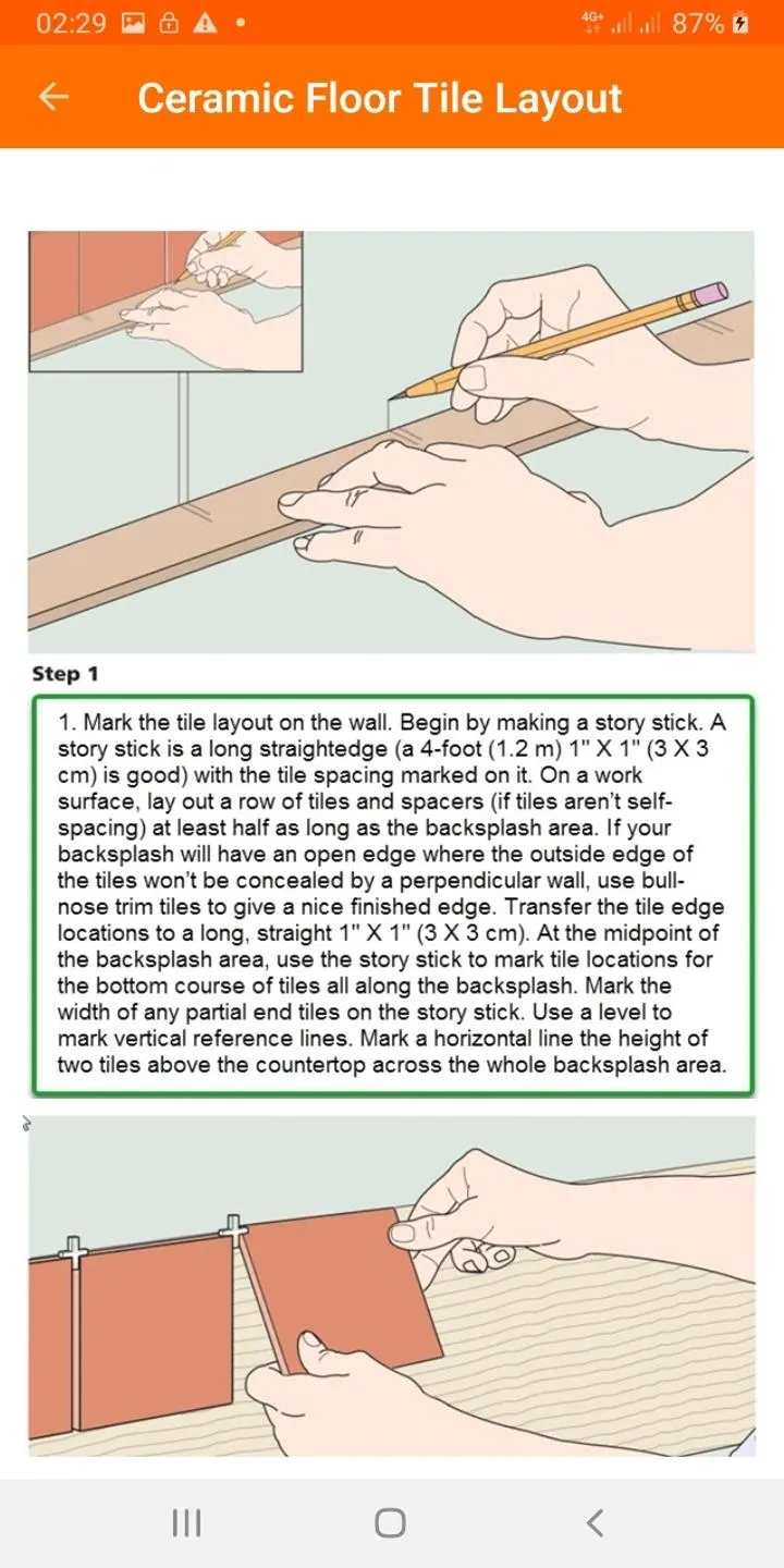 Ceramic Floor Tile Layout | Indus Appstore | Screenshot