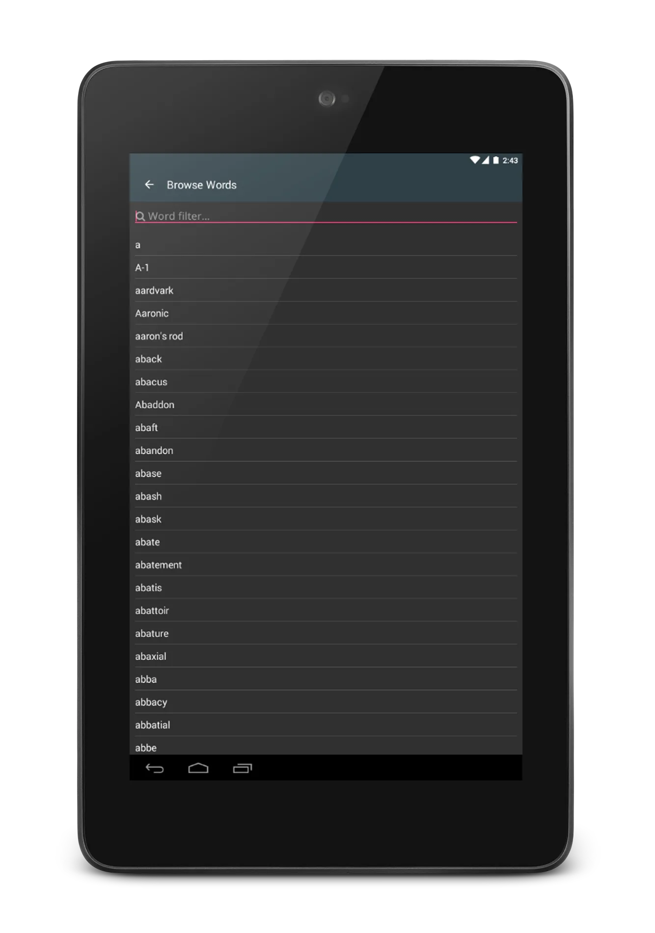 JF Dictionary | Indus Appstore | Screenshot