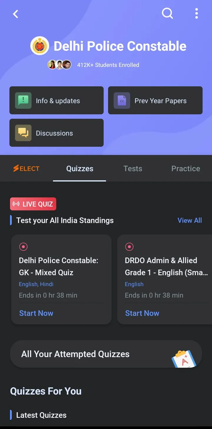 Delhi Police Constable Prep | Indus Appstore | Screenshot