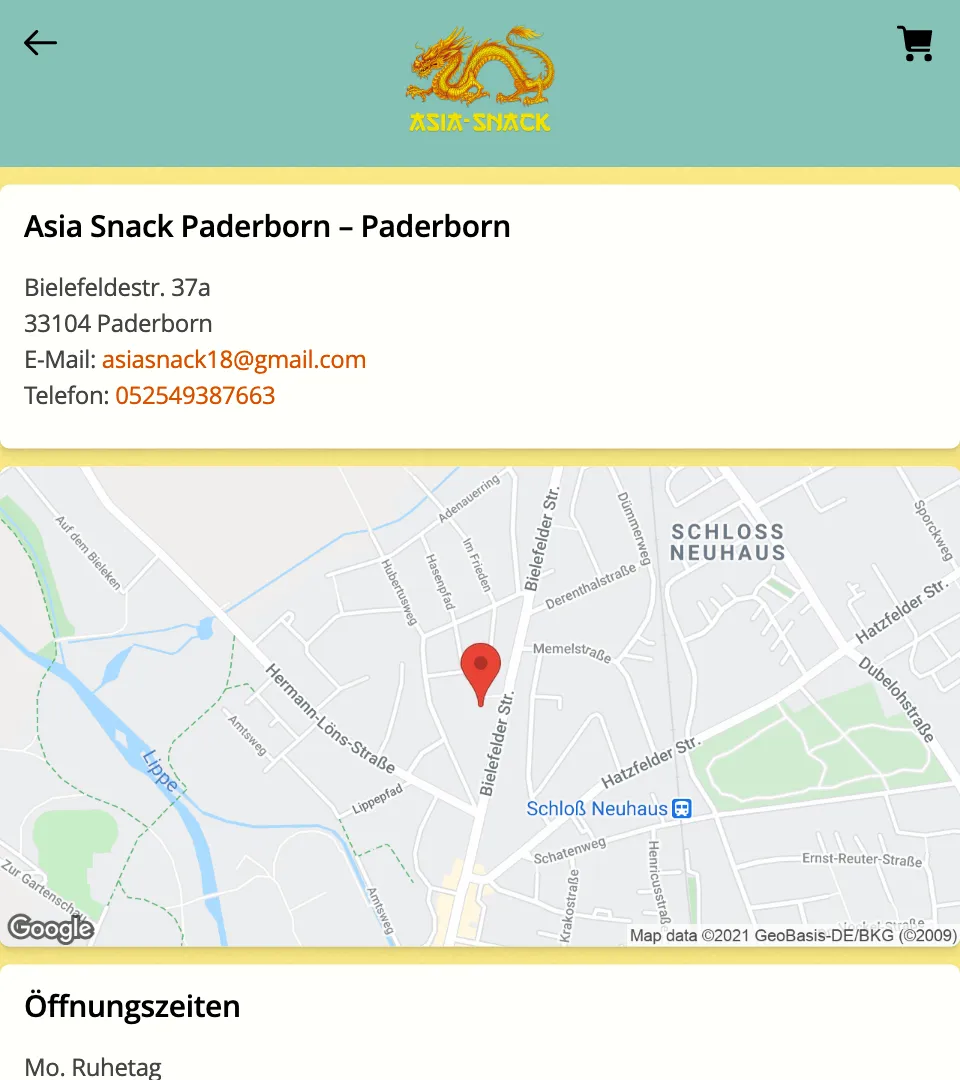 Asia Snack Paderborn | Indus Appstore | Screenshot