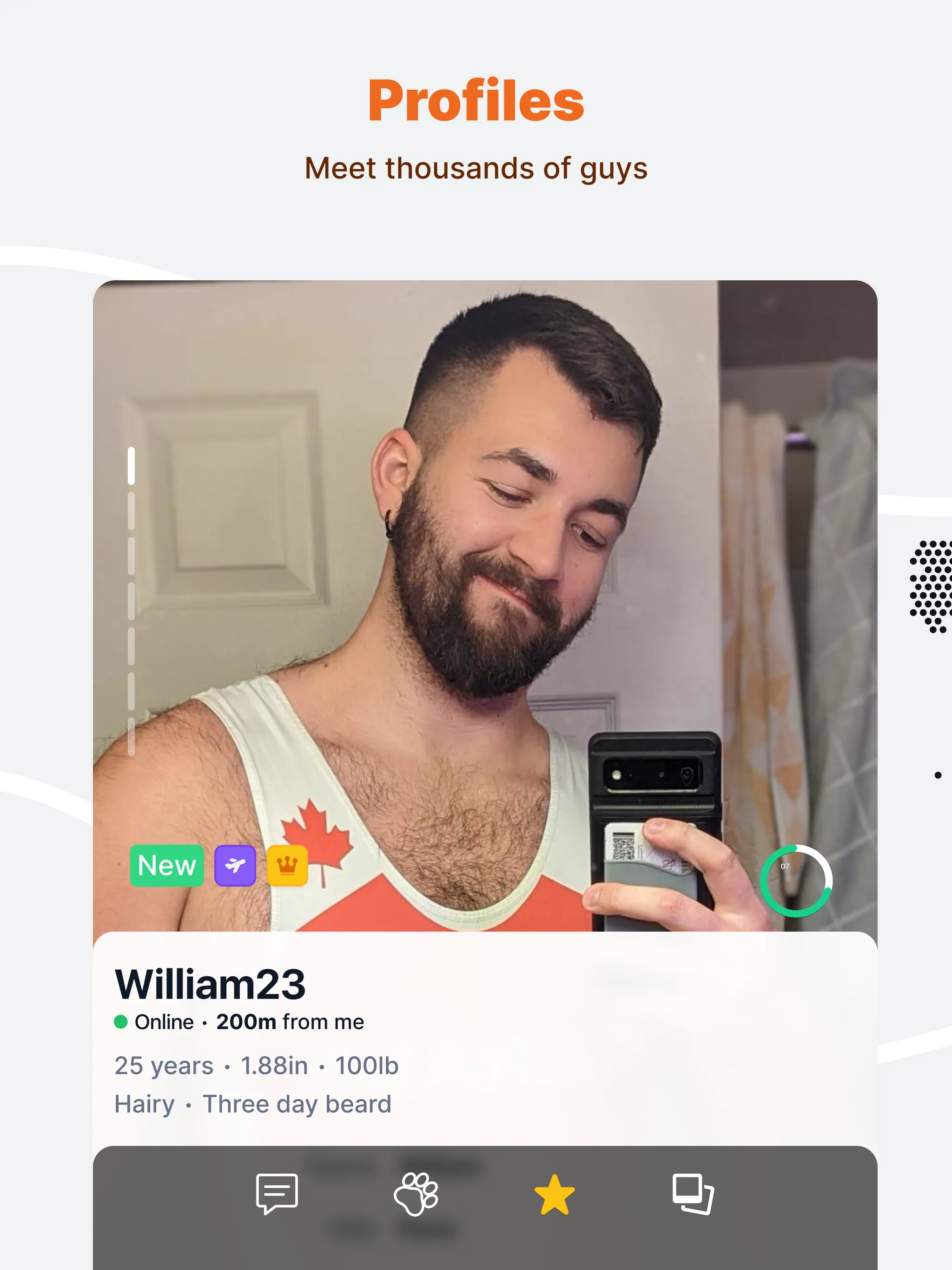 BEARWWW : Gay Chat dating site | Indus Appstore | Screenshot