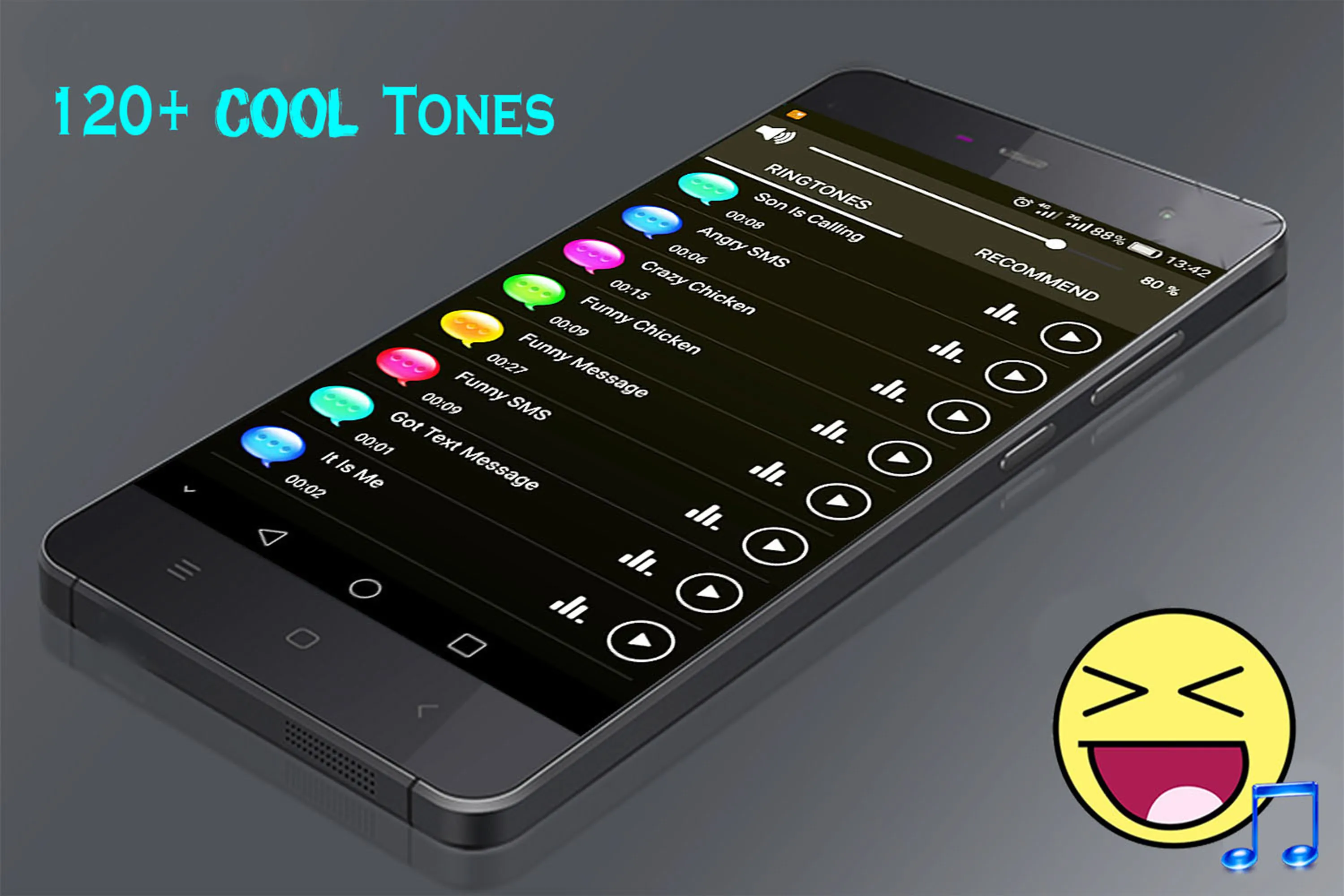 Funny SMS Tones | Indus Appstore | Screenshot