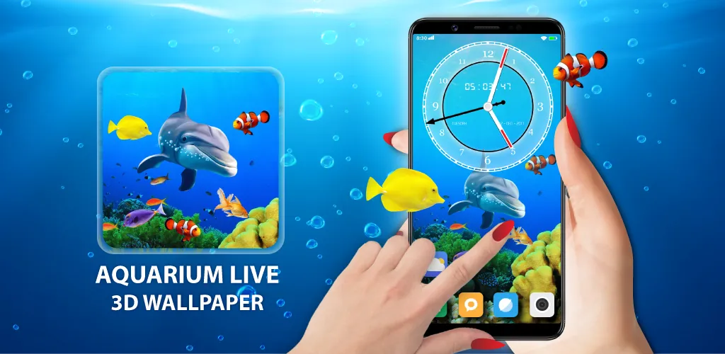 Koi Fish Live Wallpaper 3D | Indus Appstore | Screenshot