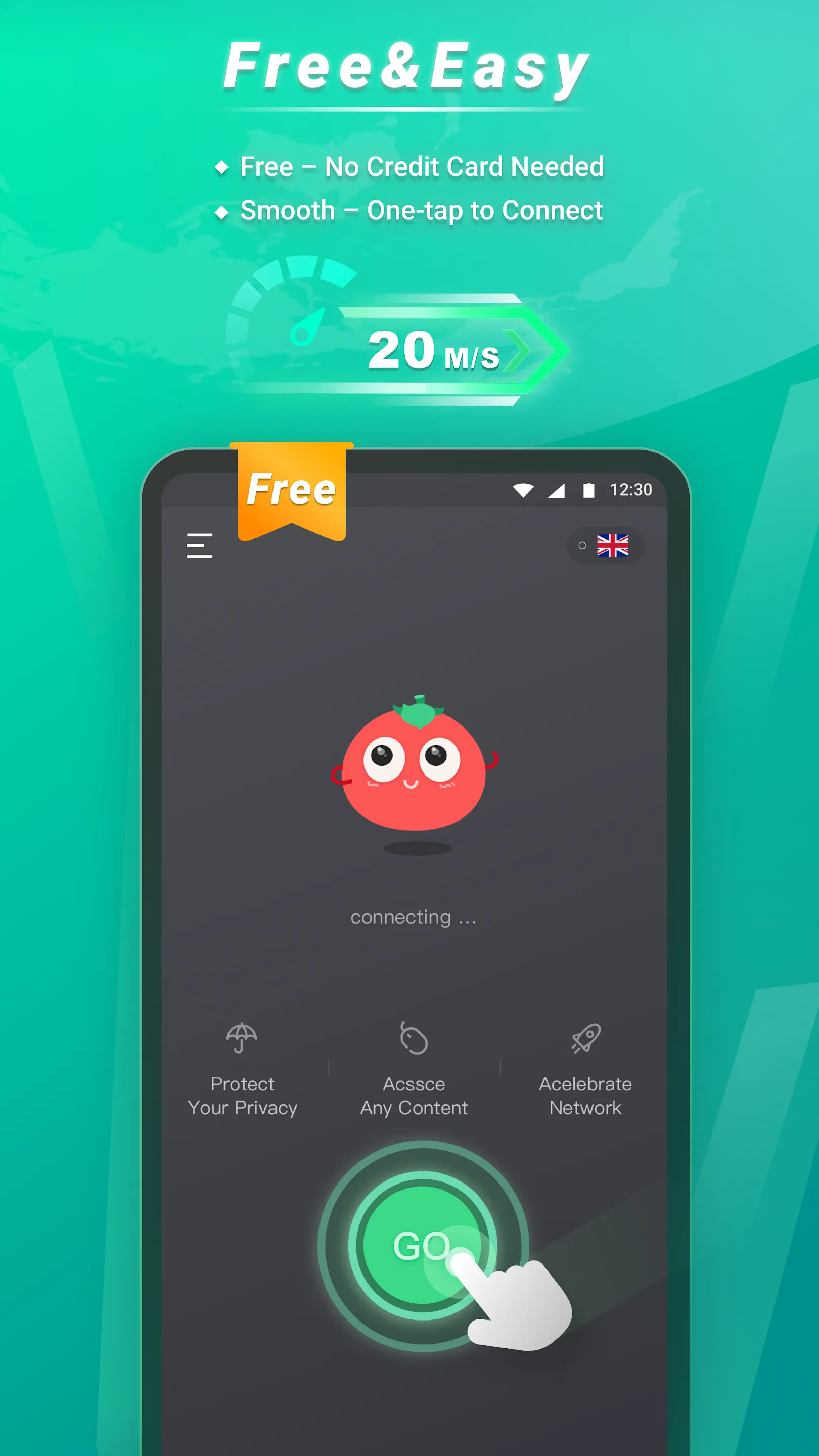 Tomato VPN | VPN Proxy | Indus Appstore | Screenshot