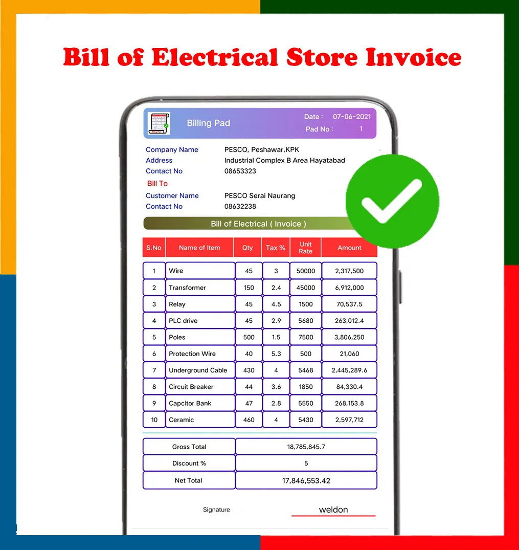 Billing Pad - Invoicing | Indus Appstore | Screenshot