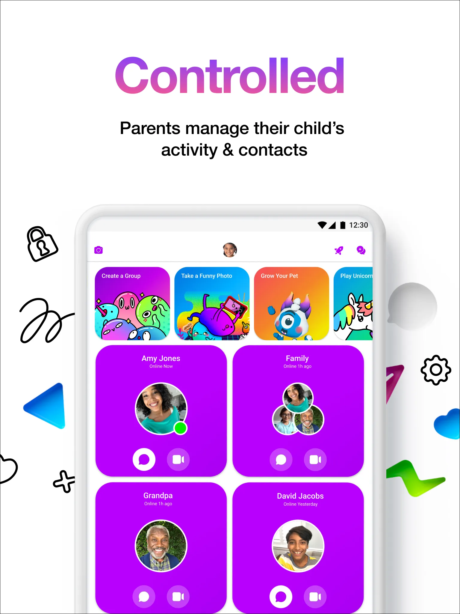 Messenger Kids – The Messaging | Indus Appstore | Screenshot