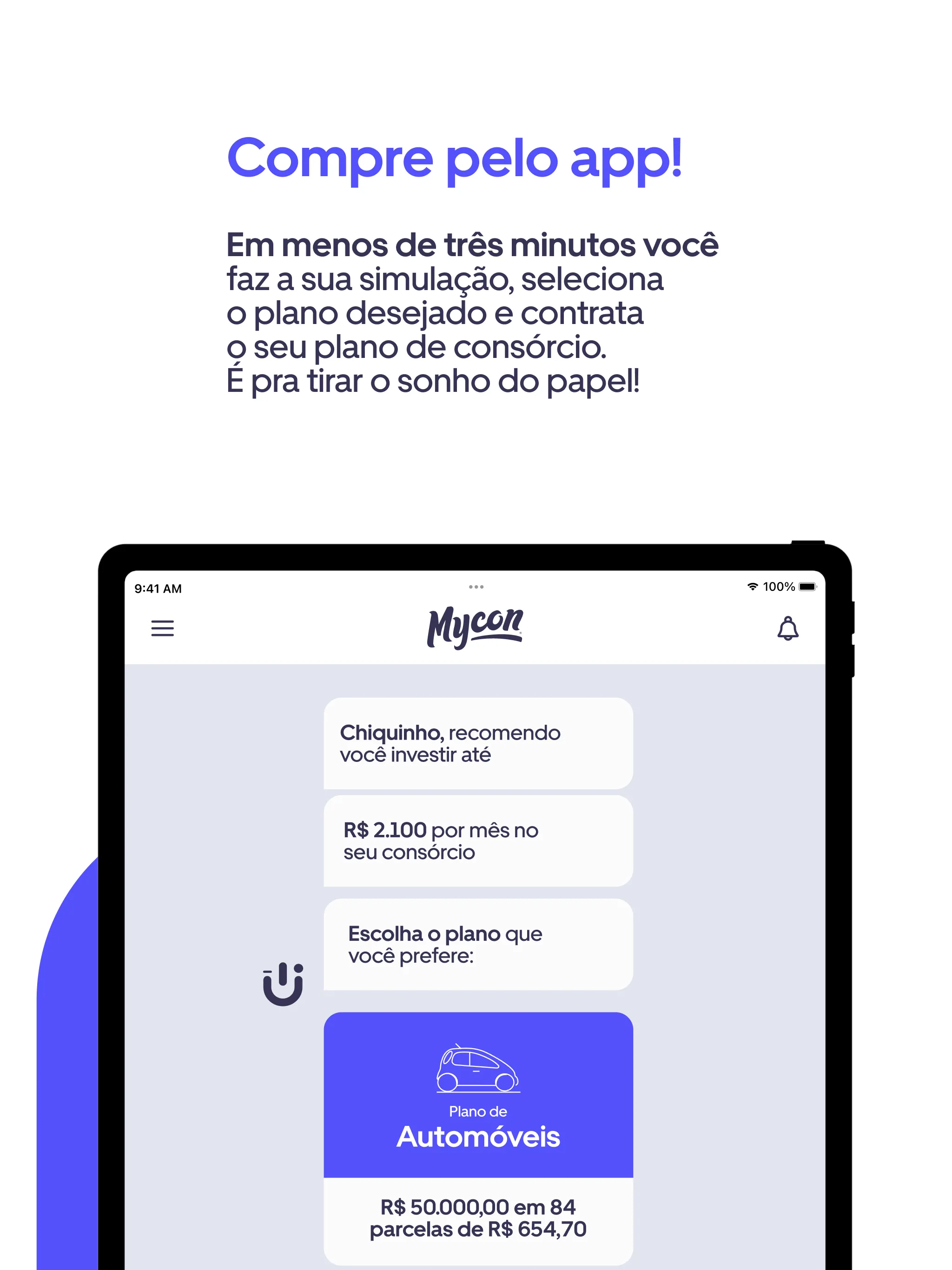 Mycon, consórcio digital | Indus Appstore | Screenshot