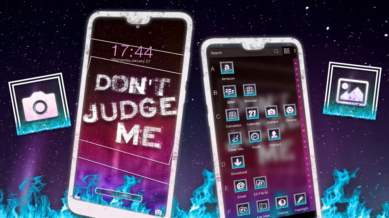 Don't Judge Me Theme | Indus Appstore | Screenshot