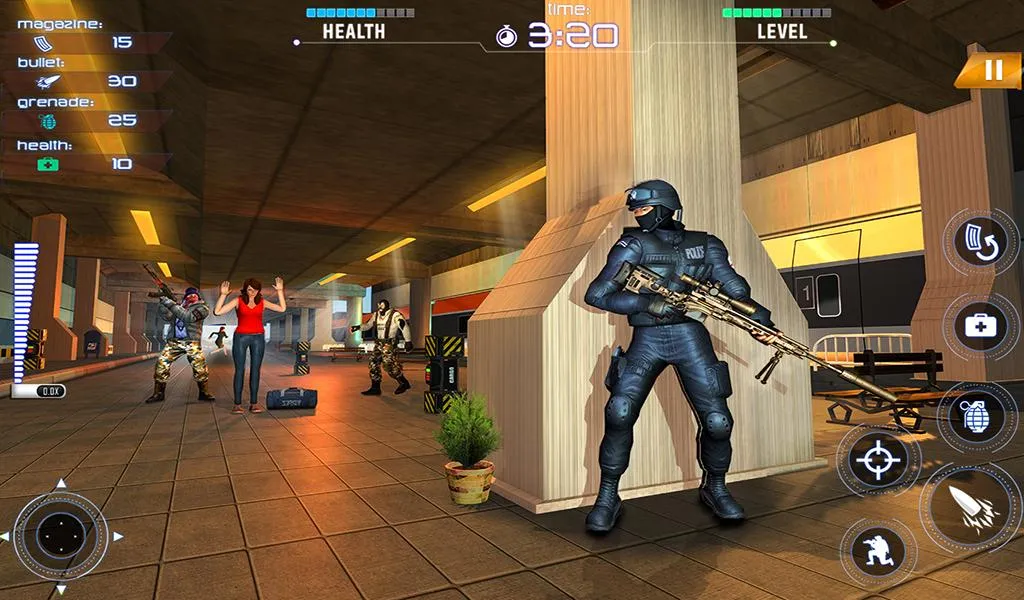 FPS Commando Train Gun Shooter | Indus Appstore | Screenshot