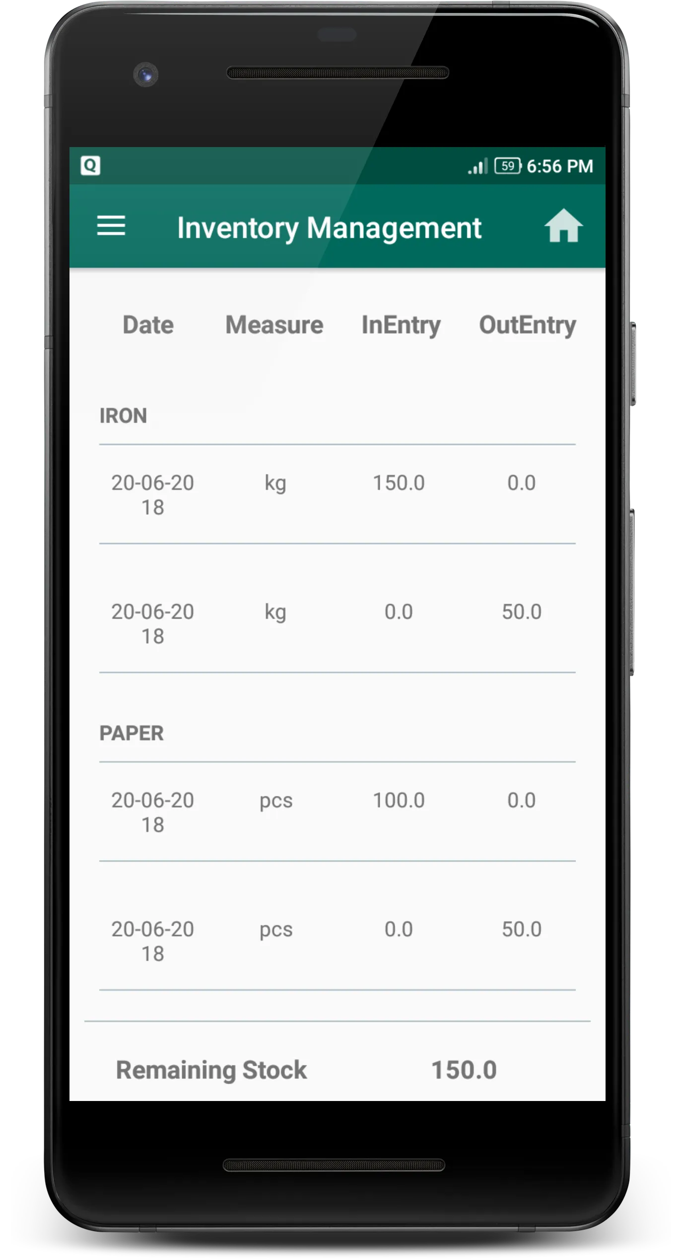 Inventory Management | Indus Appstore | Screenshot