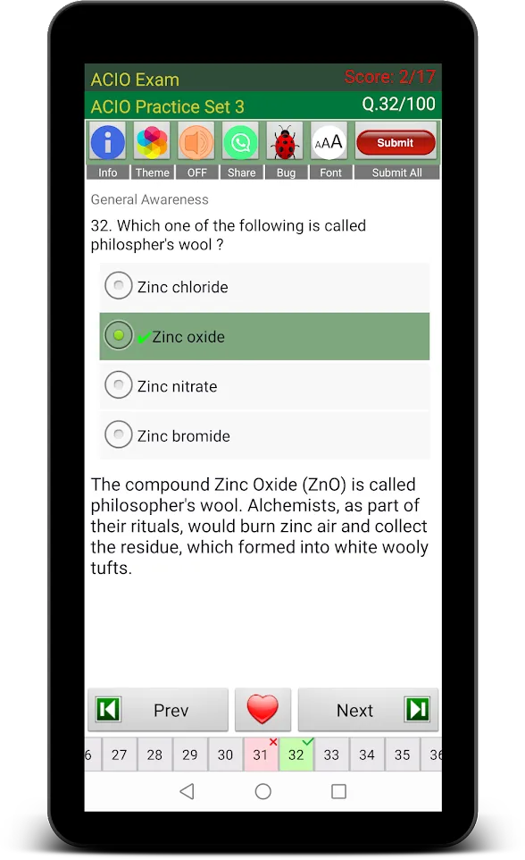 ACIO Exam Prep | Indus Appstore | Screenshot