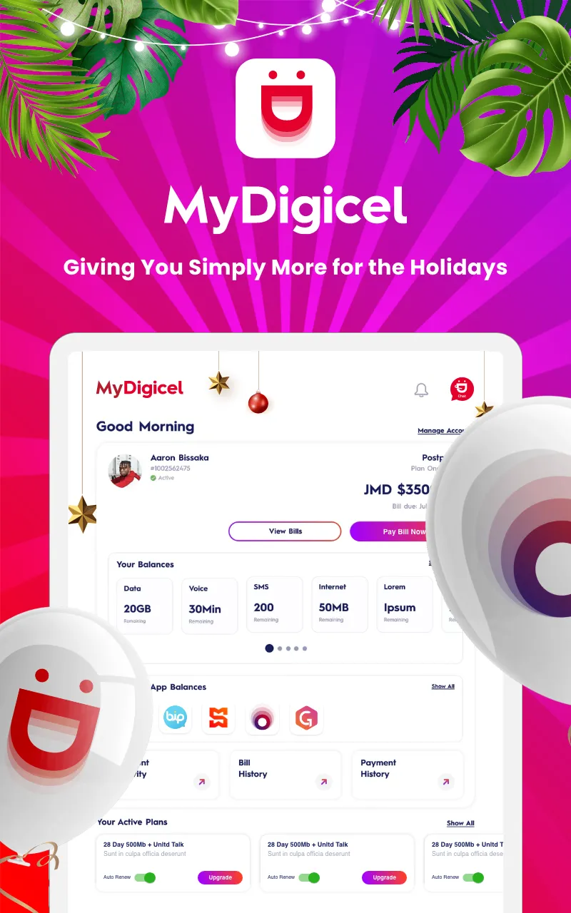 MyDigicel | Indus Appstore | Screenshot