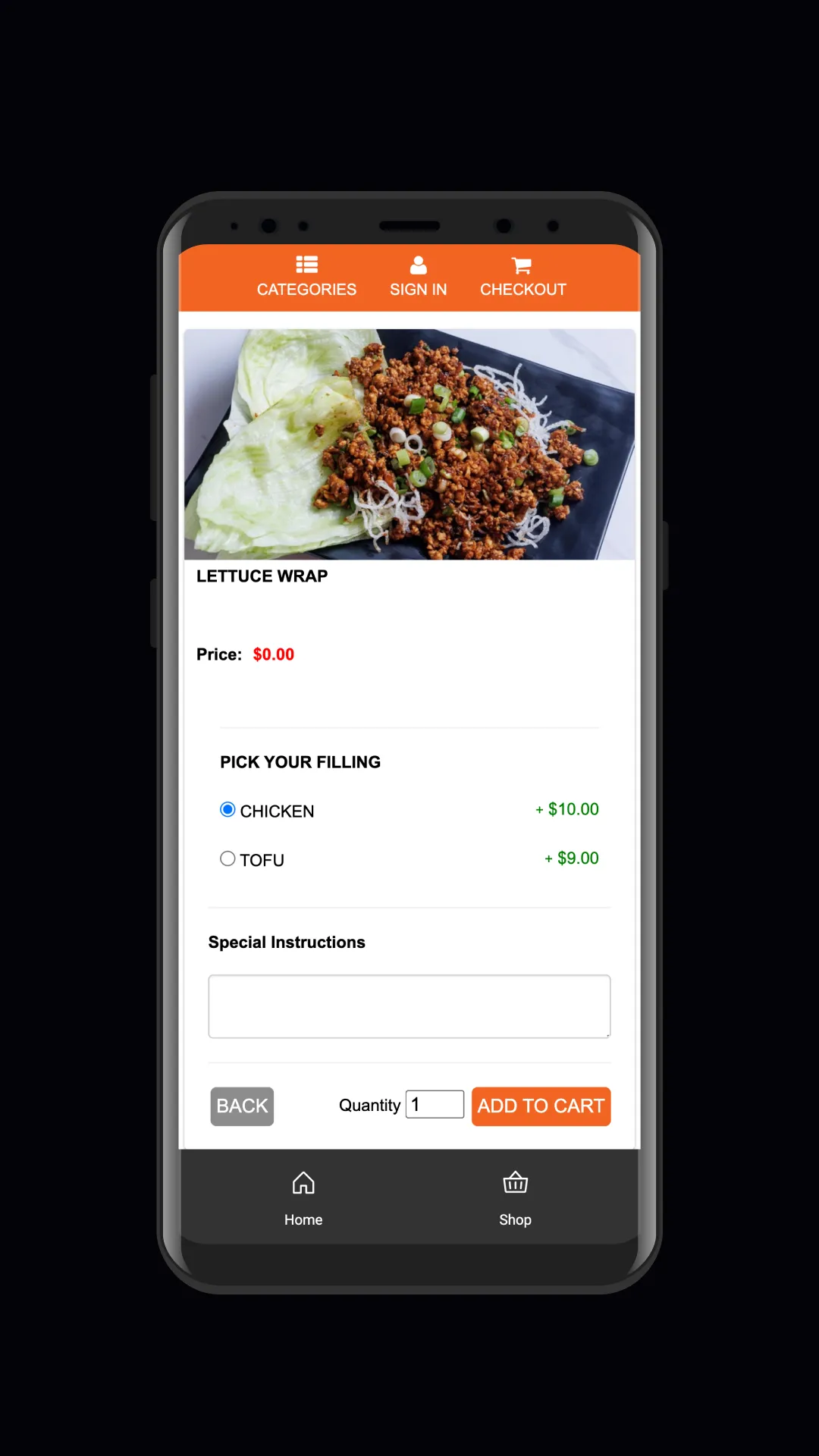 Wok to Bowl Bloomington | Indus Appstore | Screenshot