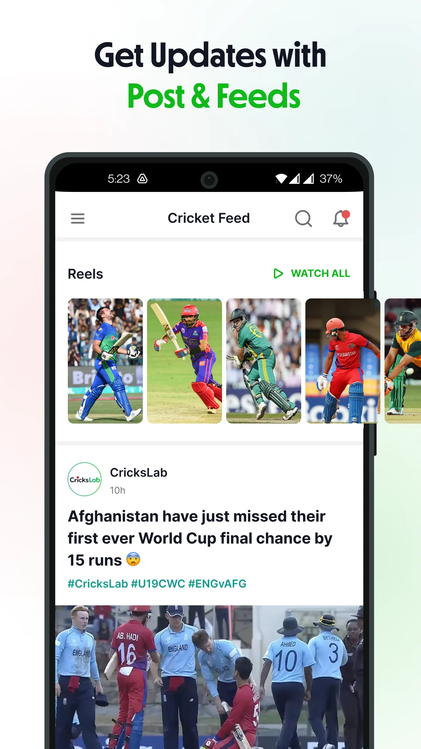 Crickslab: Score & Live stream | Indus Appstore | Screenshot