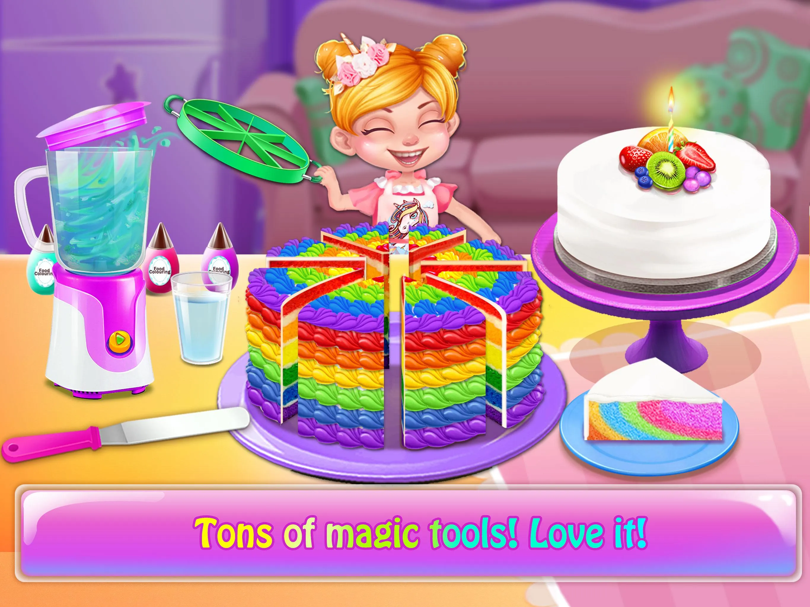 Unicorn Cake Cooking Games | Indus Appstore | Screenshot