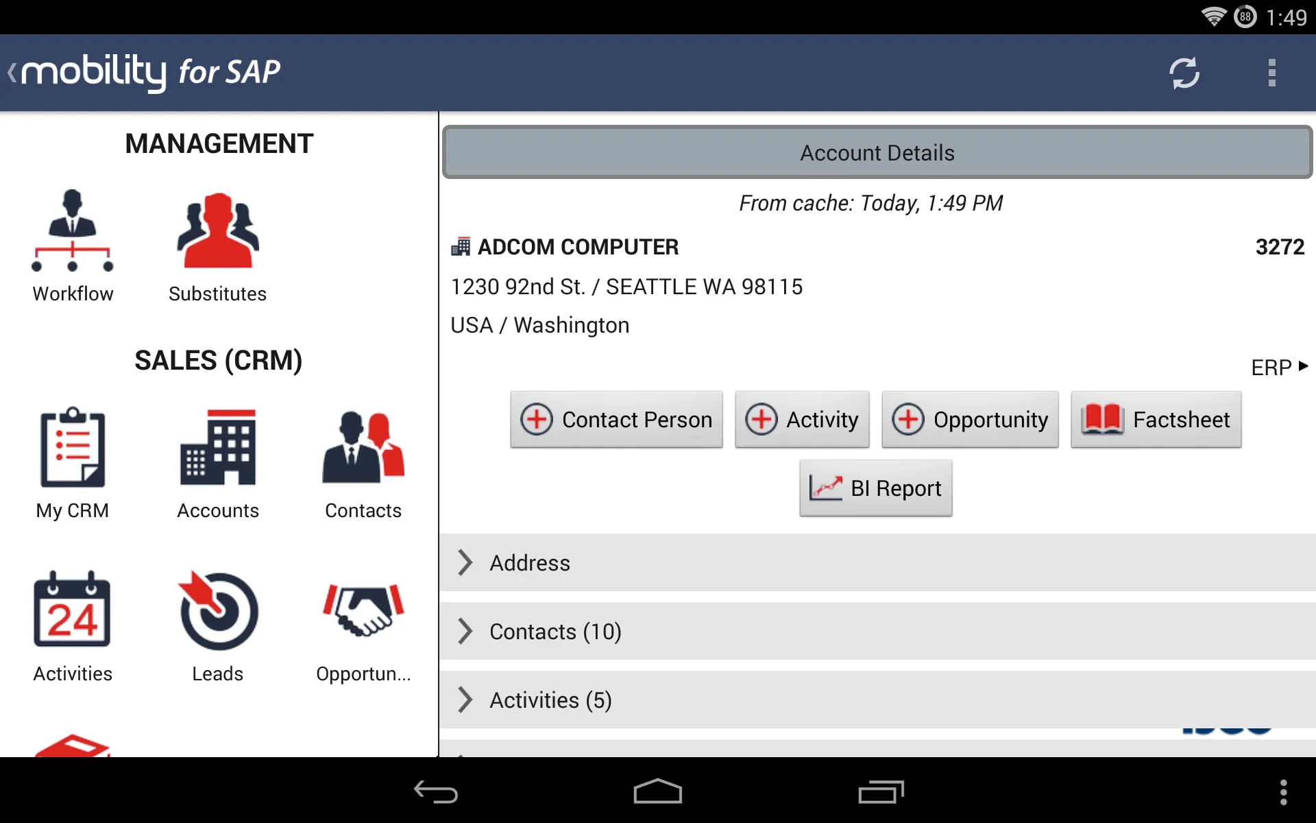 ISEC7 for SAP® solutions | Indus Appstore | Screenshot