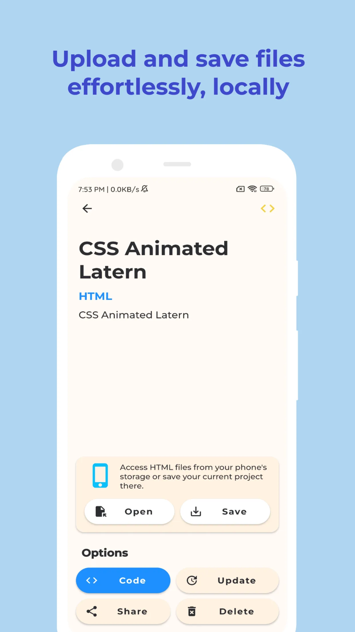 HTML Editor - HTML, CSS & JS | Indus Appstore | Screenshot