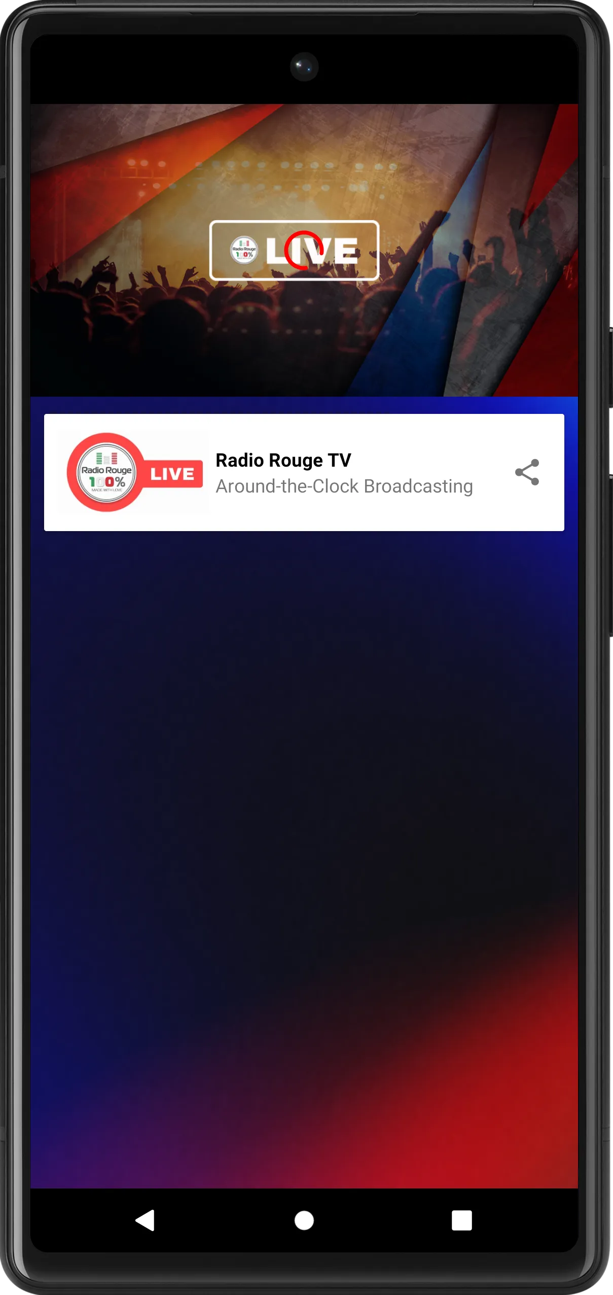 Radio Rouge Italy | Indus Appstore | Screenshot