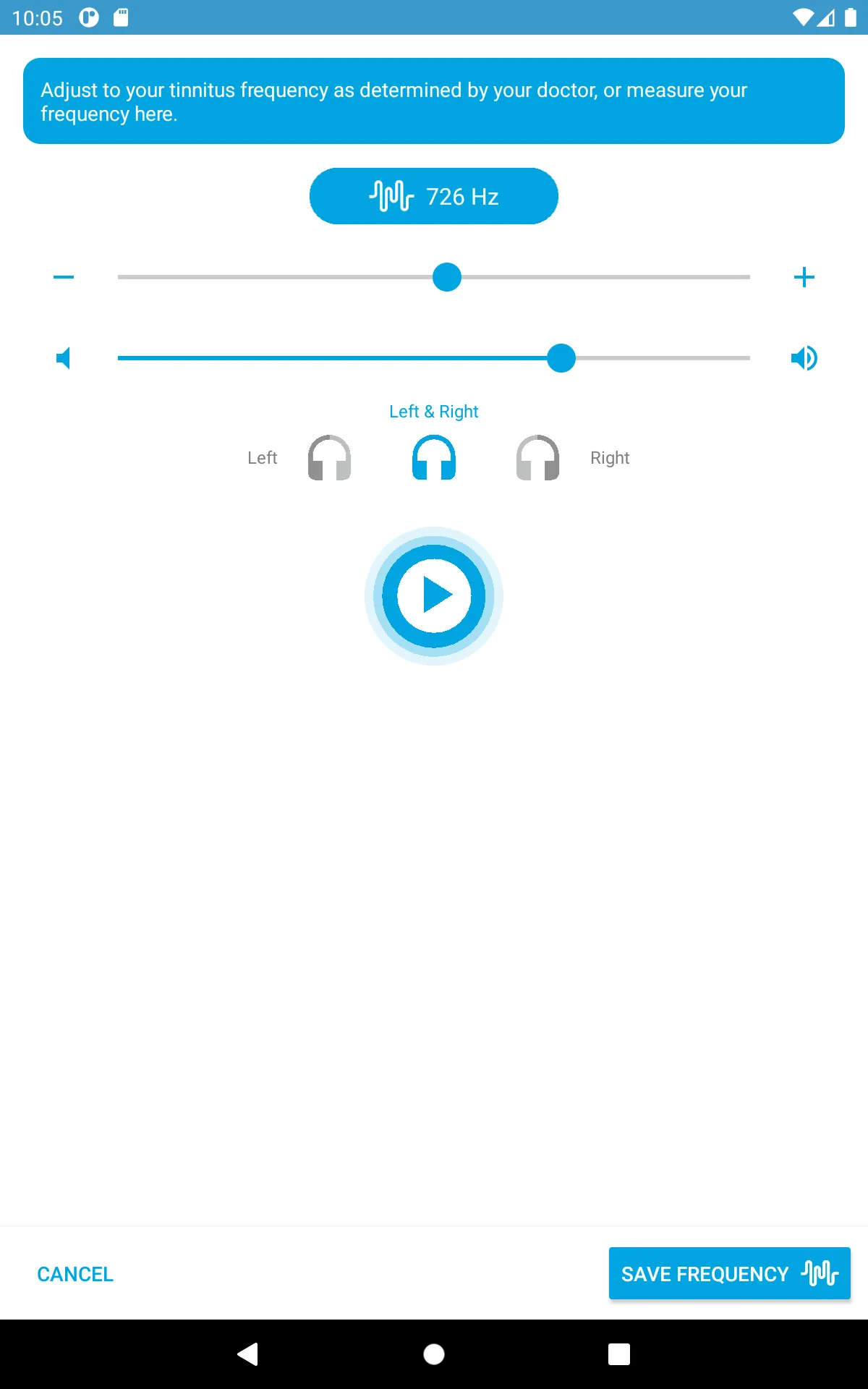 Tinnitus App by Cleanhearing | Indus Appstore | Screenshot