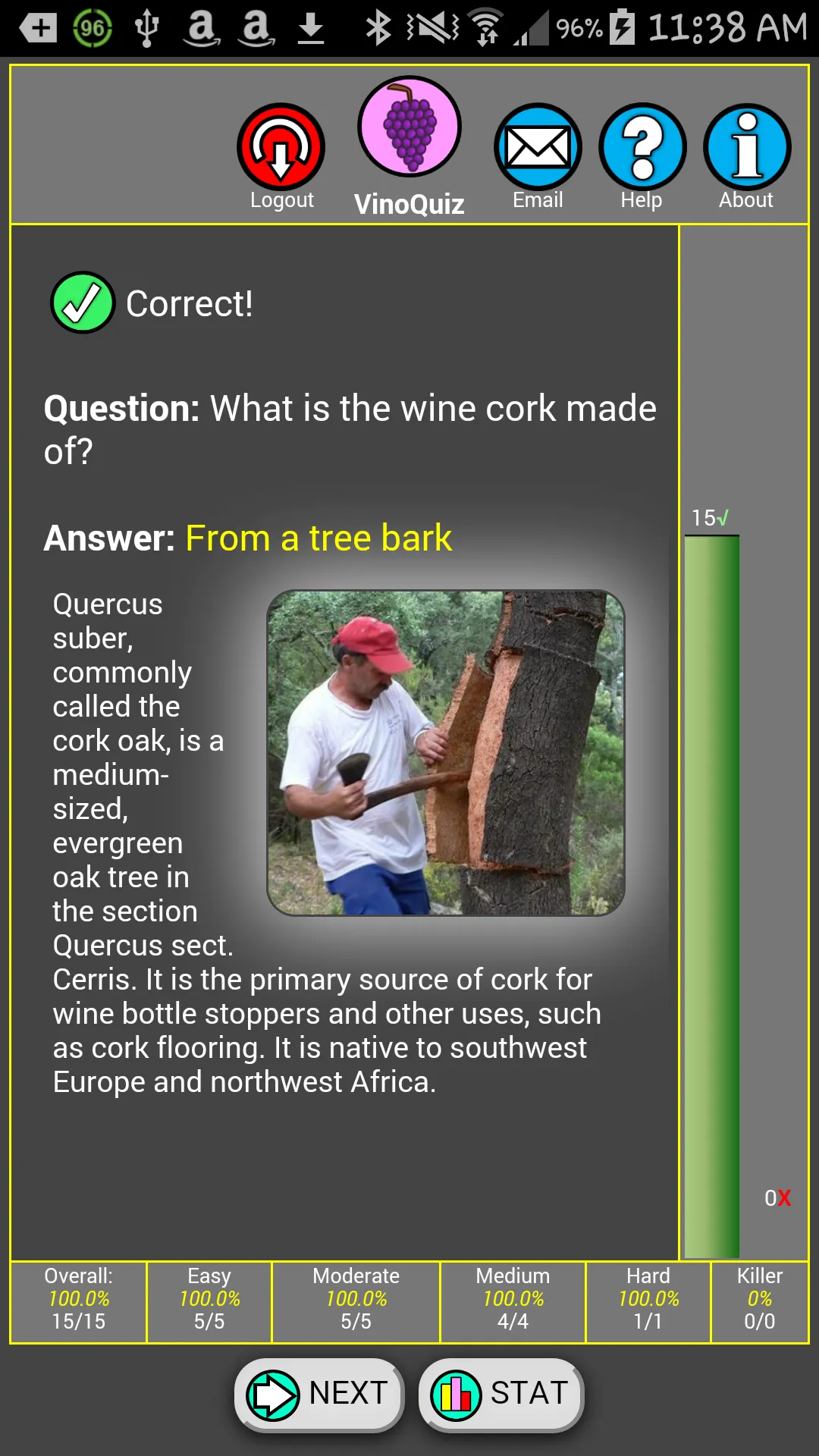 VinoQuiz | Indus Appstore | Screenshot