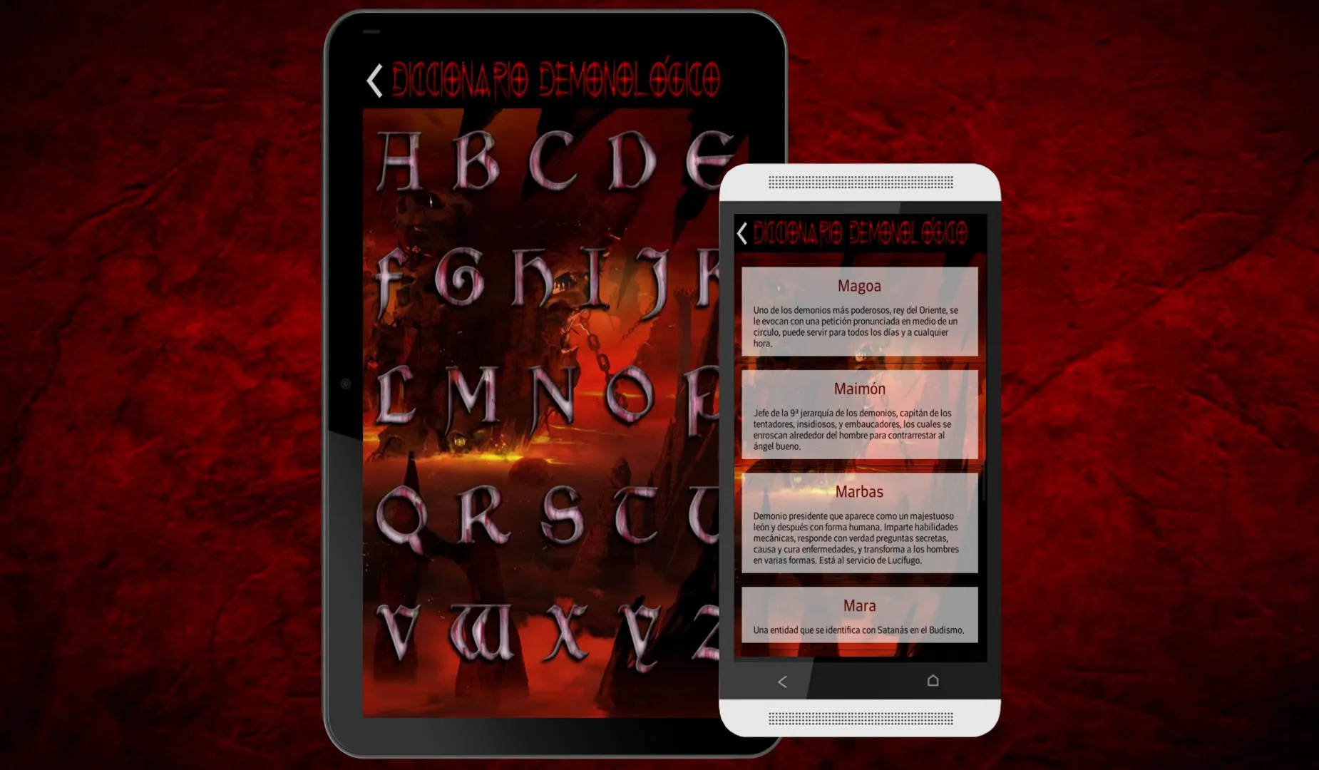 Diccionario de demonios | Indus Appstore | Screenshot