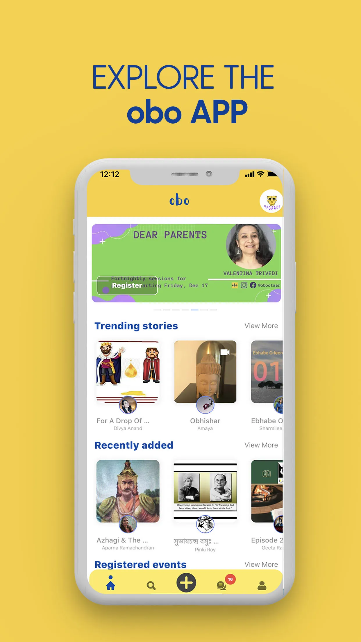 obo–storymobile, Audio stories | Indus Appstore | Screenshot