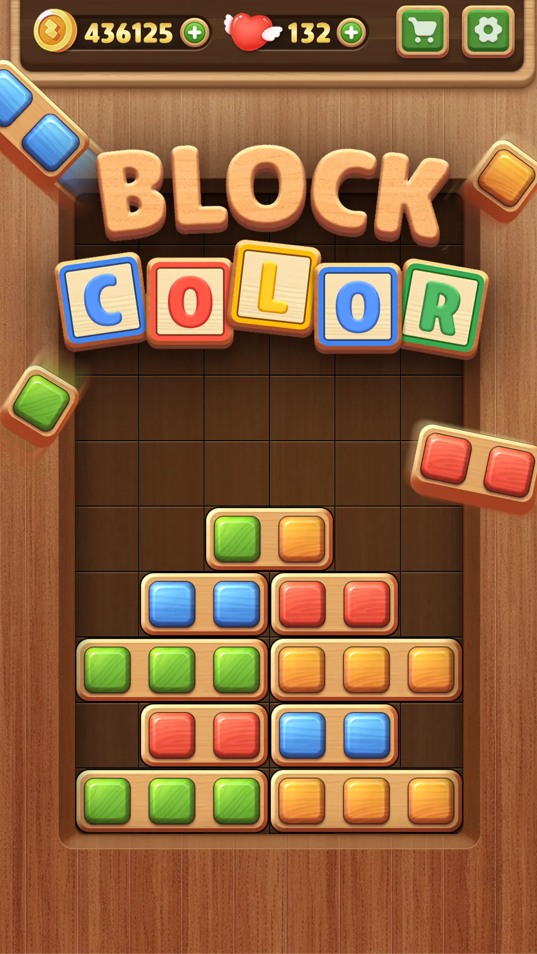 Color Wood Block Puzzle | Indus Appstore | Screenshot