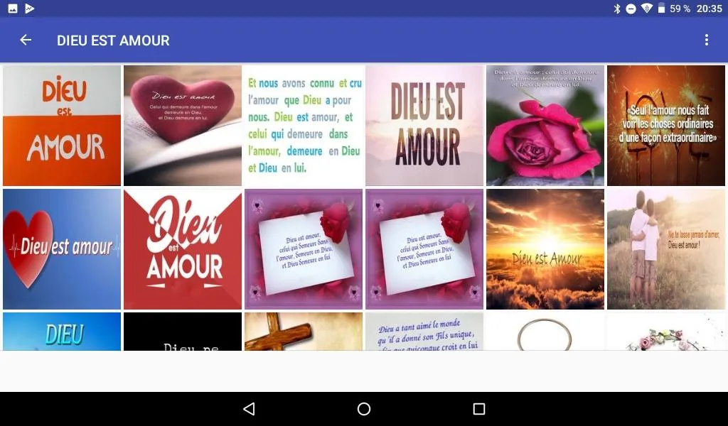 DIEU EST AMOUR | Indus Appstore | Screenshot