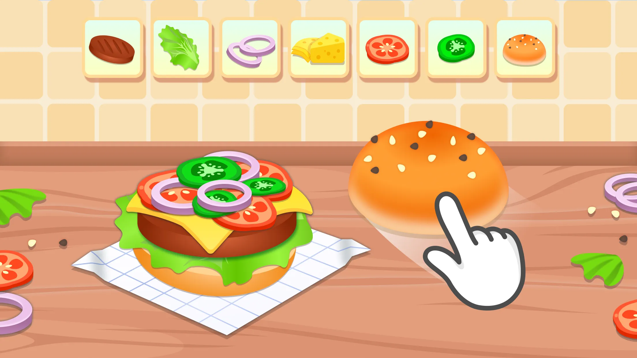 Burger Maker Baby Cooking Game | Indus Appstore | Screenshot