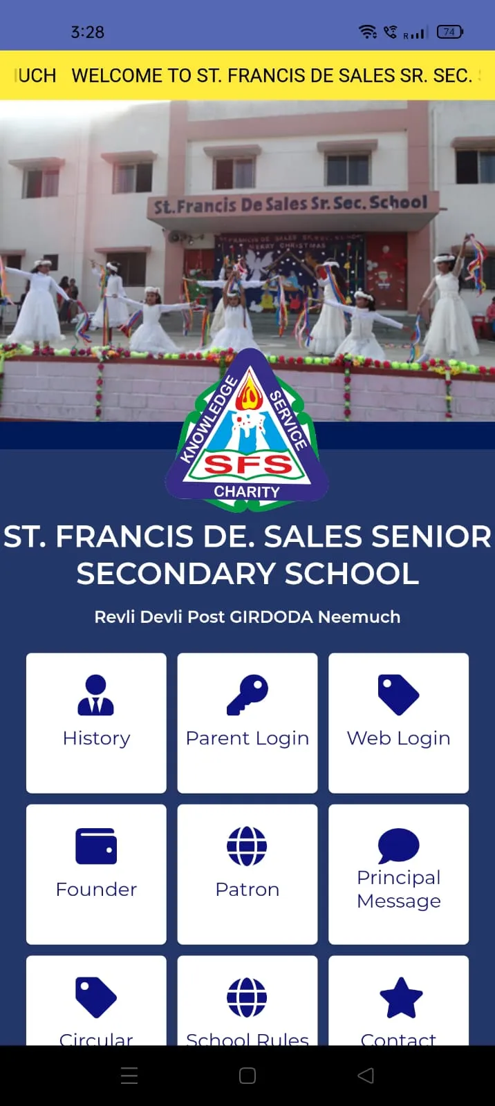 St Francis de Sales School | Indus Appstore | Screenshot