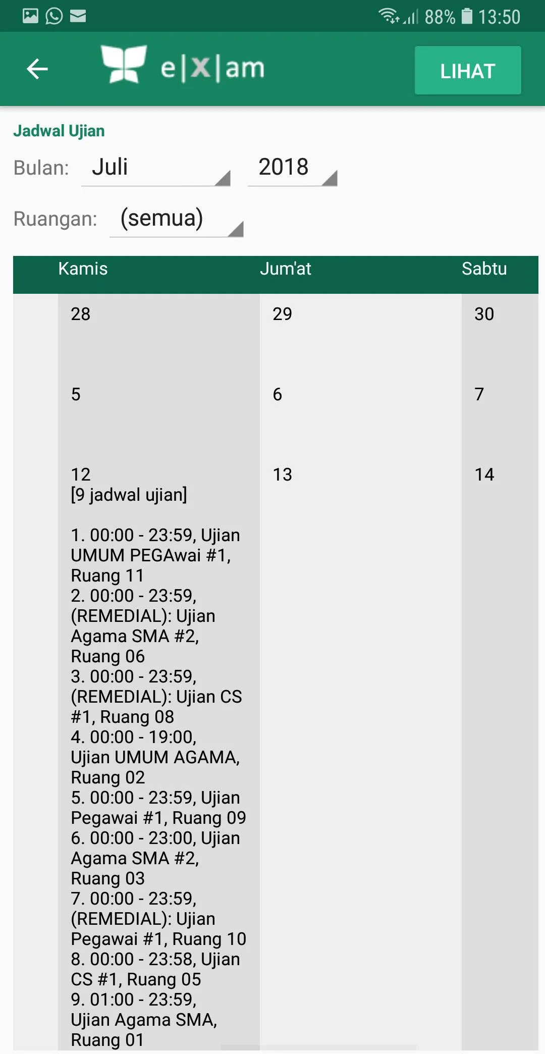 JIBAS Computer Based Exam | Indus Appstore | Screenshot