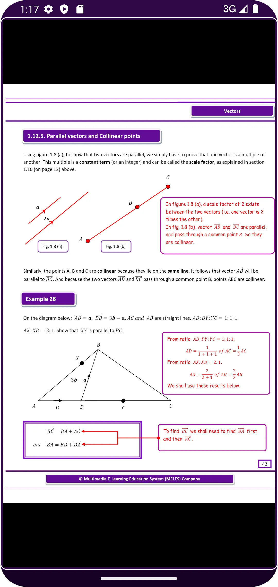 Vectors High School Math | Indus Appstore | Screenshot