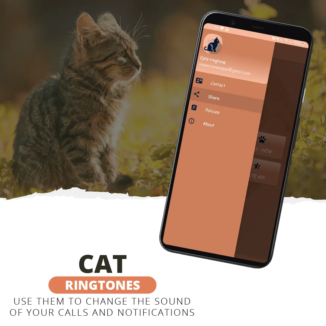 Cat ringtones, cat sounds | Indus Appstore | Screenshot