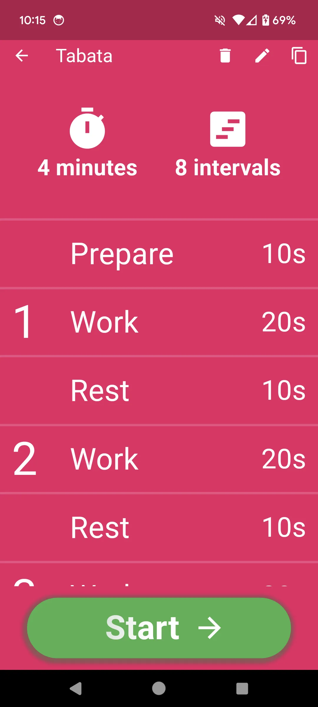 OpenHIIT | Indus Appstore | Screenshot