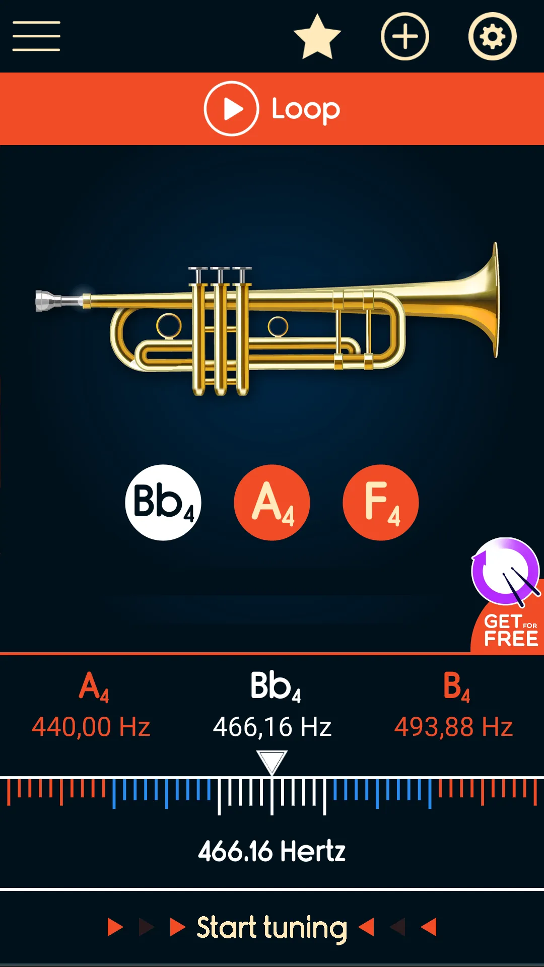 Master Trumpet Tuner | Indus Appstore | Screenshot