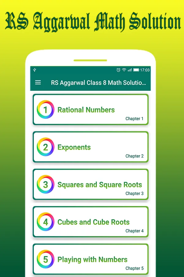 RS Aggarwal Class 8 Math Solut | Indus Appstore | Screenshot