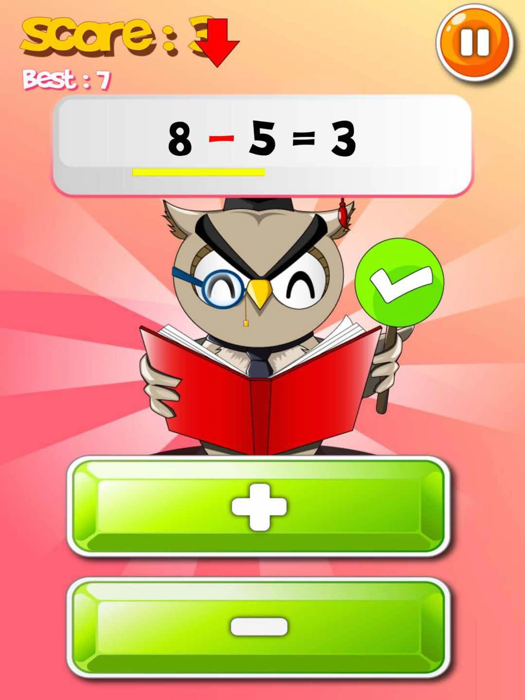 Math Mania - Plus and Minus | Indus Appstore | Screenshot