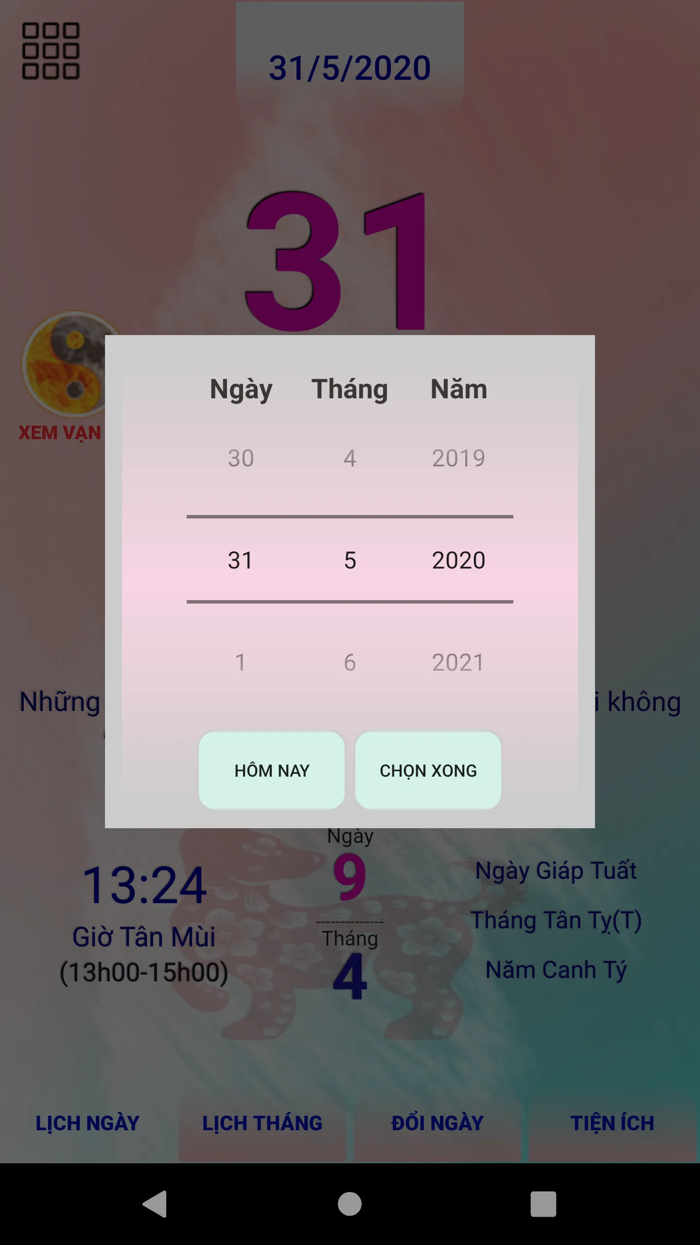 Lịch Vạn Niên 2024 - Âm Lịch | Indus Appstore | Screenshot