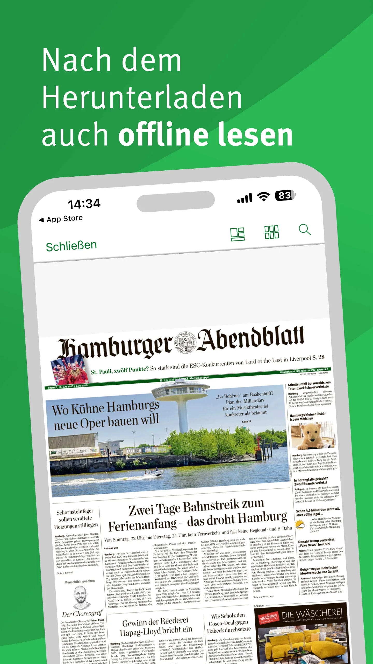 Hamburger Abendblatt E-Paper | Indus Appstore | Screenshot