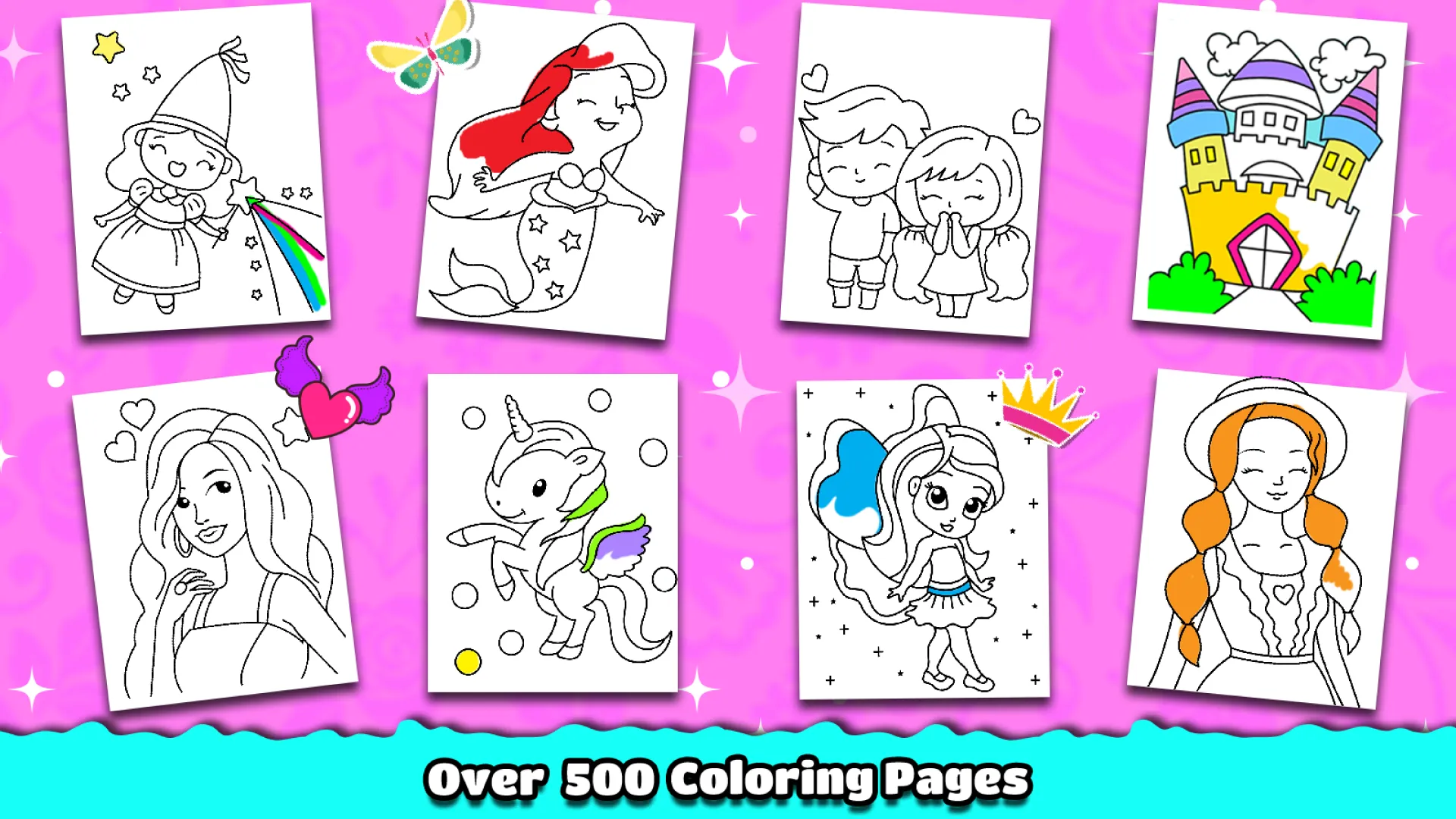 Princess Coloring Book Games | Indus Appstore | Screenshot