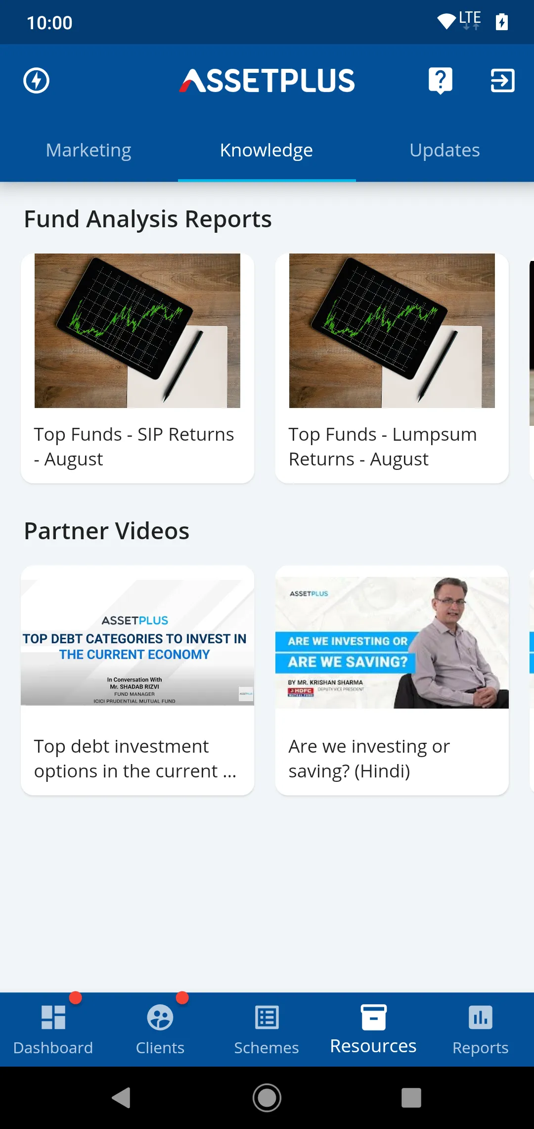 AssetPlus - MF Partner App | Indus Appstore | Screenshot