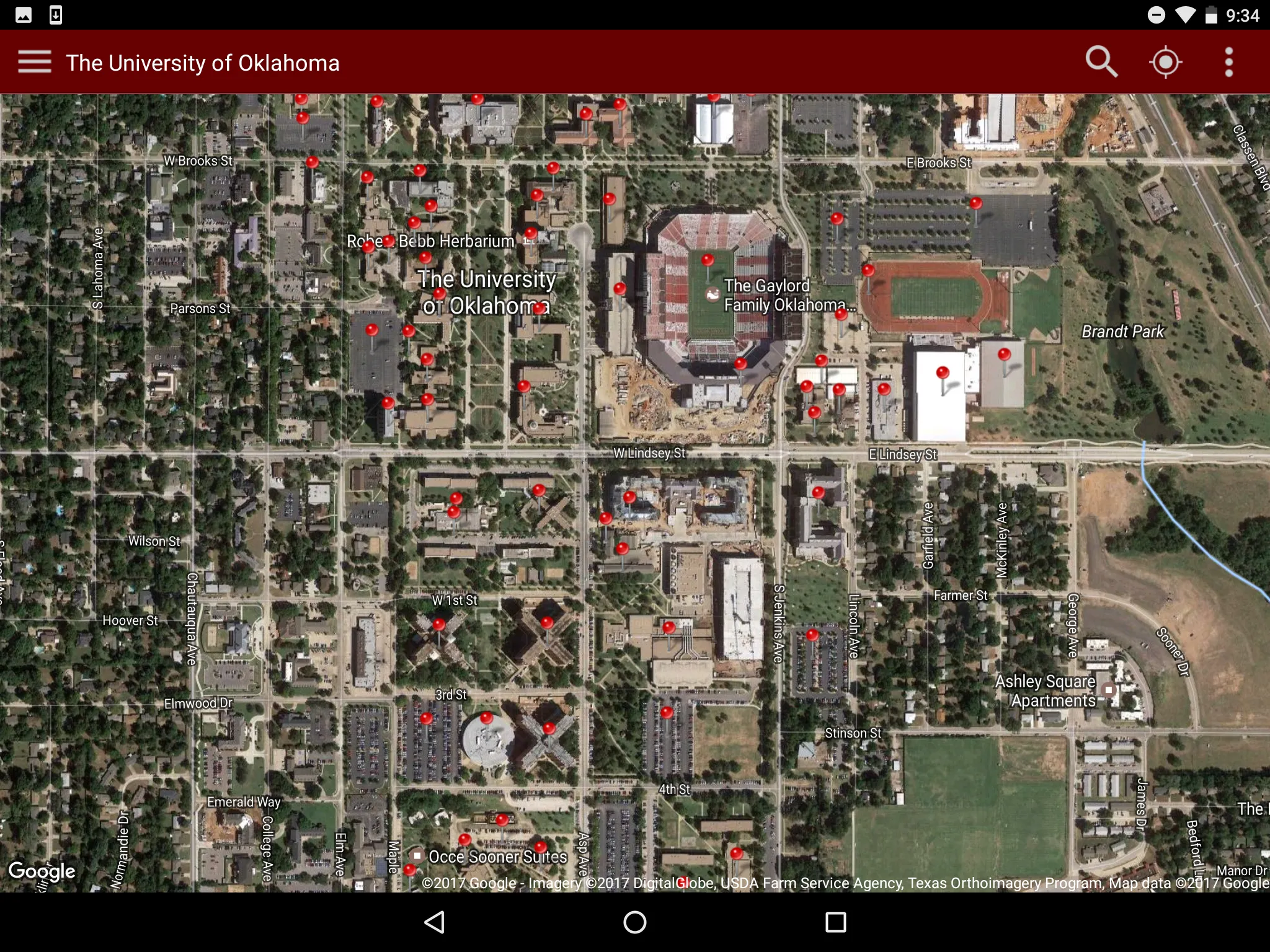 University of Oklahoma | Indus Appstore | Screenshot