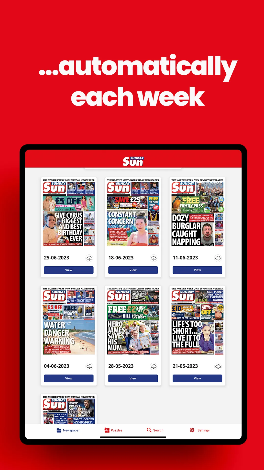 Sunday Sun Newspaper | Indus Appstore | Screenshot