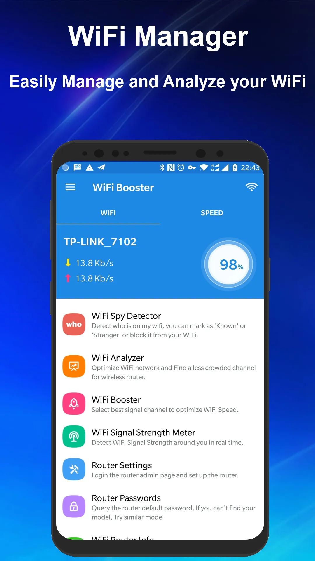 WiFi Manager - WiFi Analyzer | Indus Appstore | Screenshot