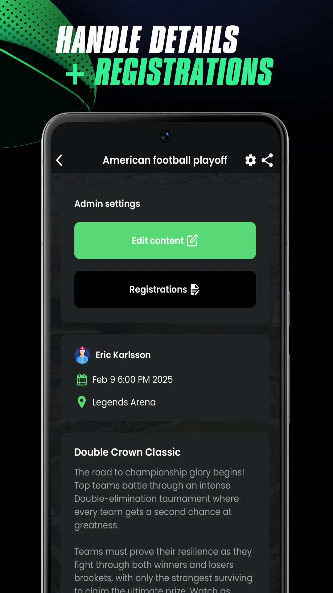 Tourney - Tournament Maker App | Indus Appstore | Screenshot
